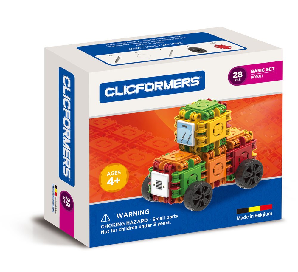 Clicformers Truck Blocks Set, 28 piece
