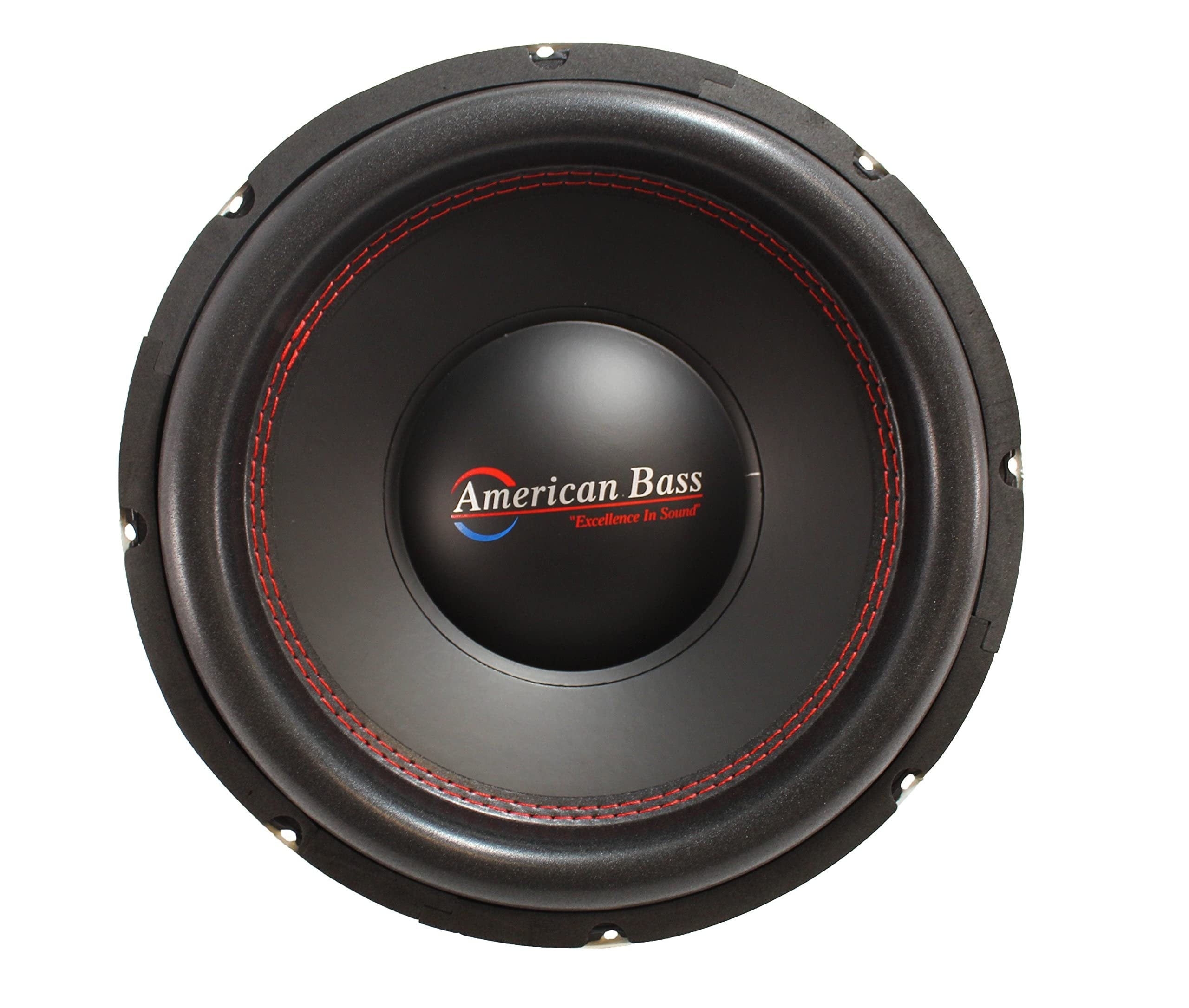 American Bass Titan 12 Inch Subwoofer 600 Watt RMS and 1200 Watt Max Power, Dual 4 Ohm Impedance, 120-oz Magnet, and 2.5-inch Voice Coil, Pack of 1