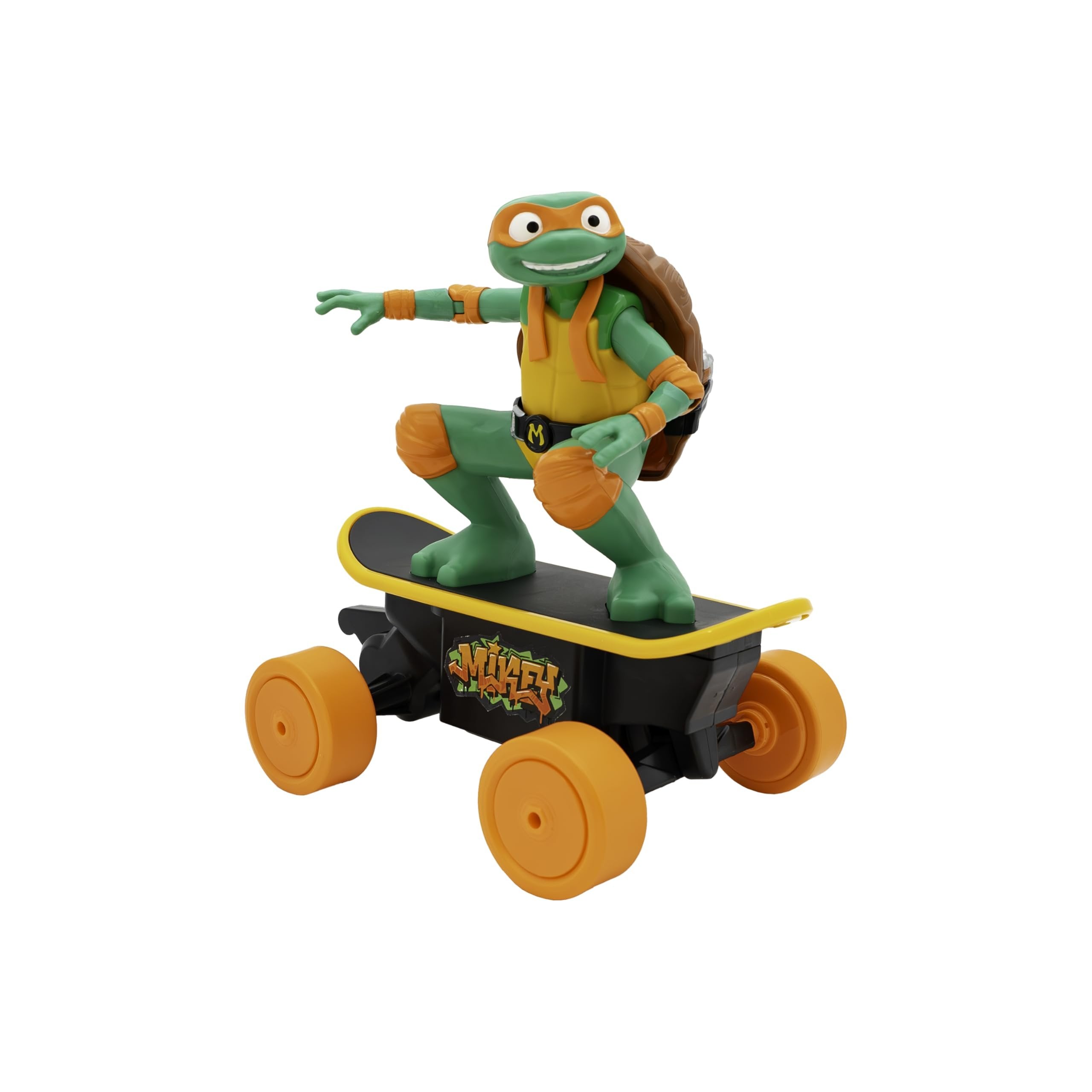 Teenage Mutant Ninja Turtles Mikey Cowabunga Skate RC - Imitates Real Skate Tricks - Toys and Gifts for Children Ages 5+