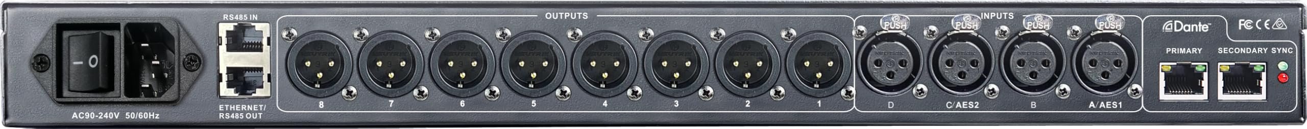 ANTAKIPRO MIR880F MIR Flagship FI Series Digital Processor 8 Input 8 Output DSP AUD 5 Pro Audio Sound System Processing Channels AutoEQ Balancing Algorithm - Antakipro by Marani for The MIR480 880