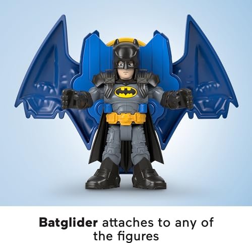 Fisher-Price Imaginext DC Super Friends Batman Toys Family Multipack Figure Set, 5 Characters & 7 Accessories for Kids Ages 3+ Years