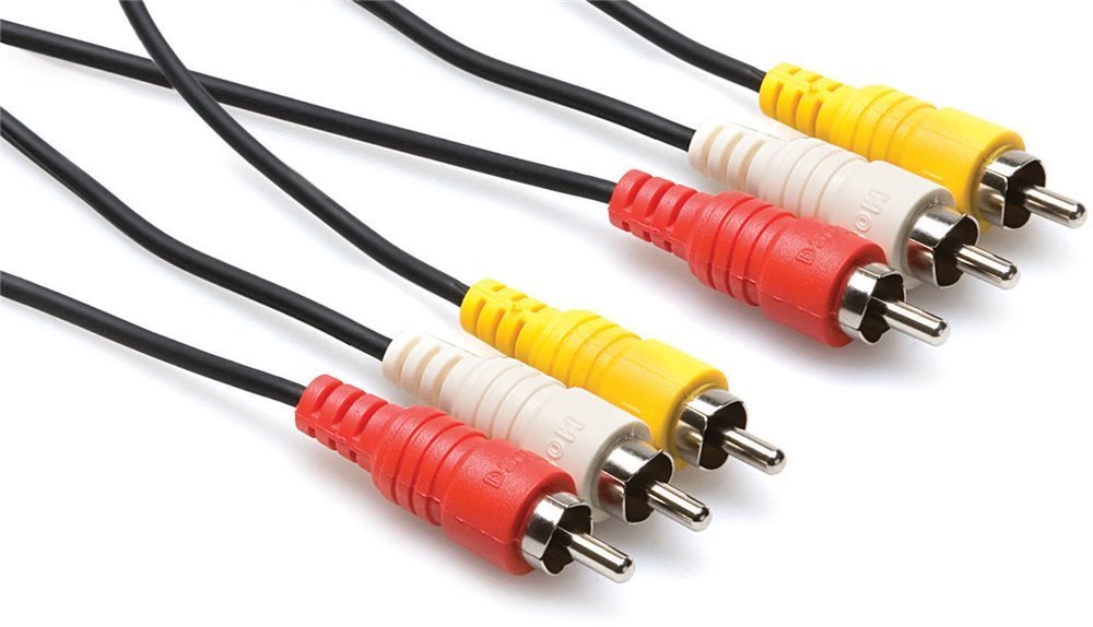 Hosa Composite AV Cable, RCA to Same, 2 m