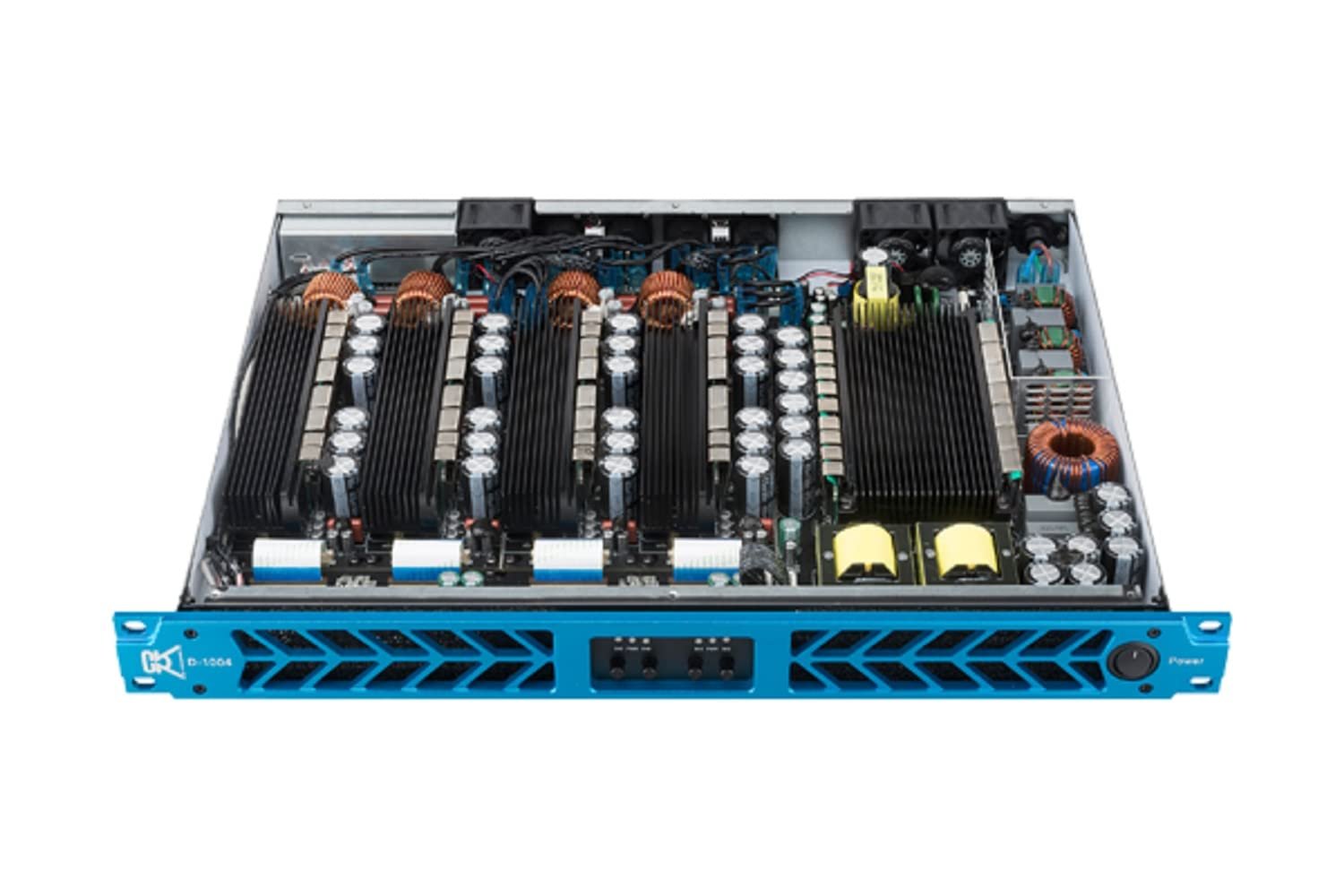 CVR Pro Audio D-1004 Series Professional DJ Power Amplifier 2890 Watts x 4 Channel 2 Ohm Stereo