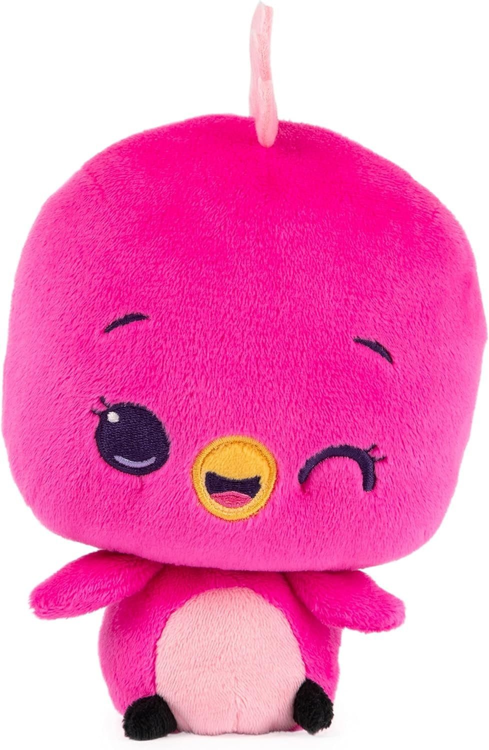 GUND Drops, Flossie SoFly, Expressive Premium Stuffed Animal Soft Plush Pet, Pink Flamingo, 6