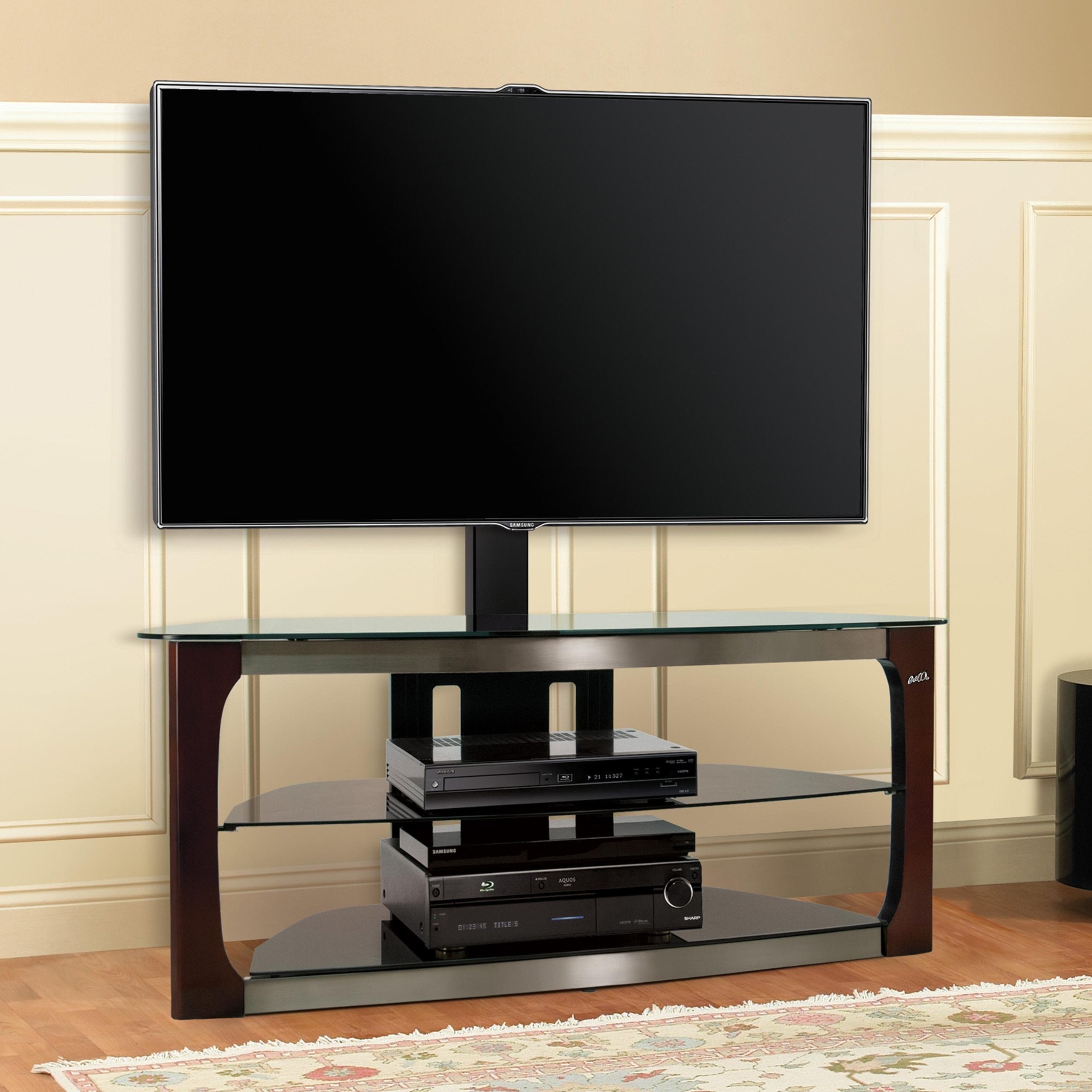 Bell'O TPC2133 Triple Play™ 52" TV Stand for TVs up to 60", Dark Espresso