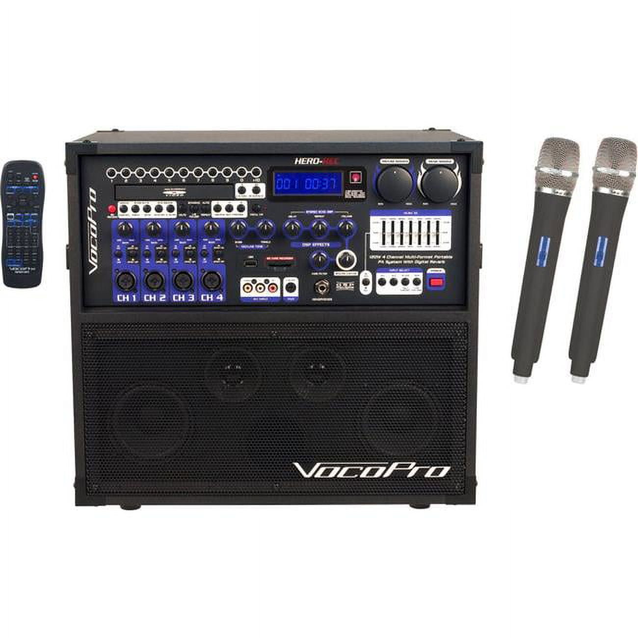 Vocopro HERORECBT9 120w,4ch,multi-format P.a. Syst
