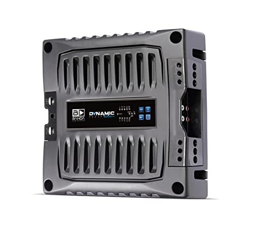 Banda Audioparts Dynamic Power 2000.4 @ 2 ohms Audio Amplifier Internal Link Processor Digital Signal DSP Bluetooth DY App 4 Channels 9-15V Input Voltage 80dB