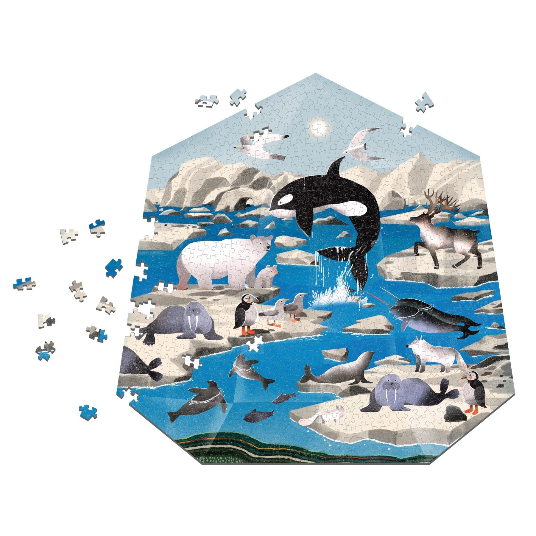 Arctic Terrarium 750 Piece Shaped Puzzle