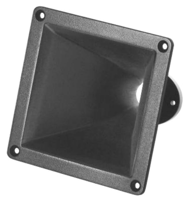 B&C Speakers TRM07 Compact Horn Designed for Compression Drivers 3/4-inch Throat Entry Horizontal 60° X Vertical 40° Motorcycle Car Pro Audio Components Speaker - TRM07