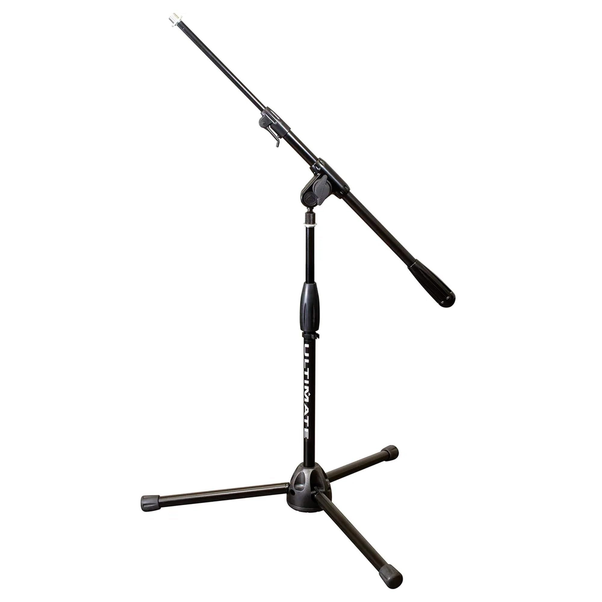 Ultimate Support PRO-R-T-SHORT-T Pro Series R Microphone Stand w/Telescoping Boom, Plastic Tripod Base, and Short Height