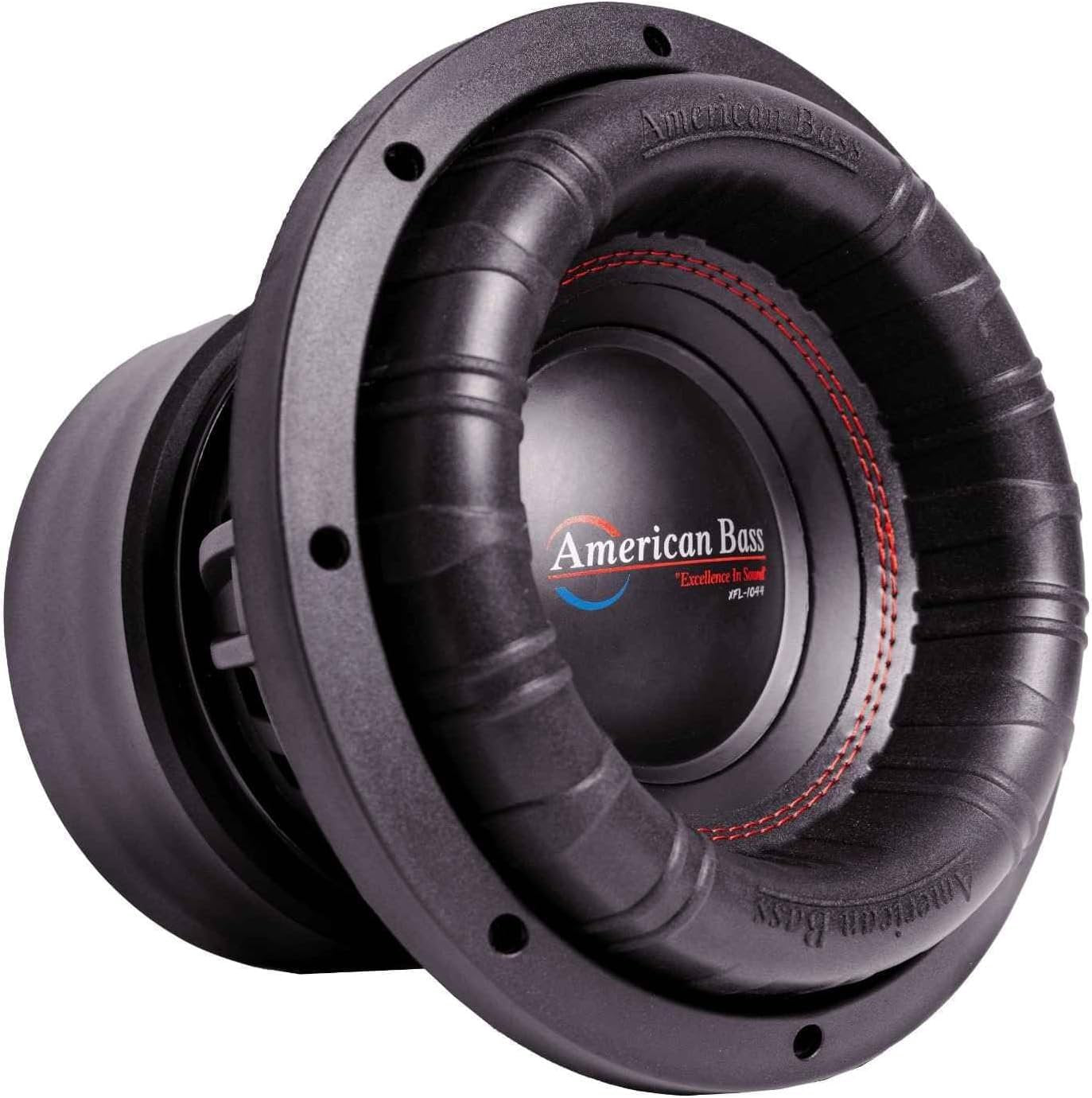 American Bass XFL 10” Subwoofer, 1500W RMS / 3000W Max, Dual 2 Ohm, 3” Voice Coil, Kevlar Cone, Heavy-Duty Basket, High-Power Subwoofer Car Audio Speaker for Competition & Daily Bass Builds