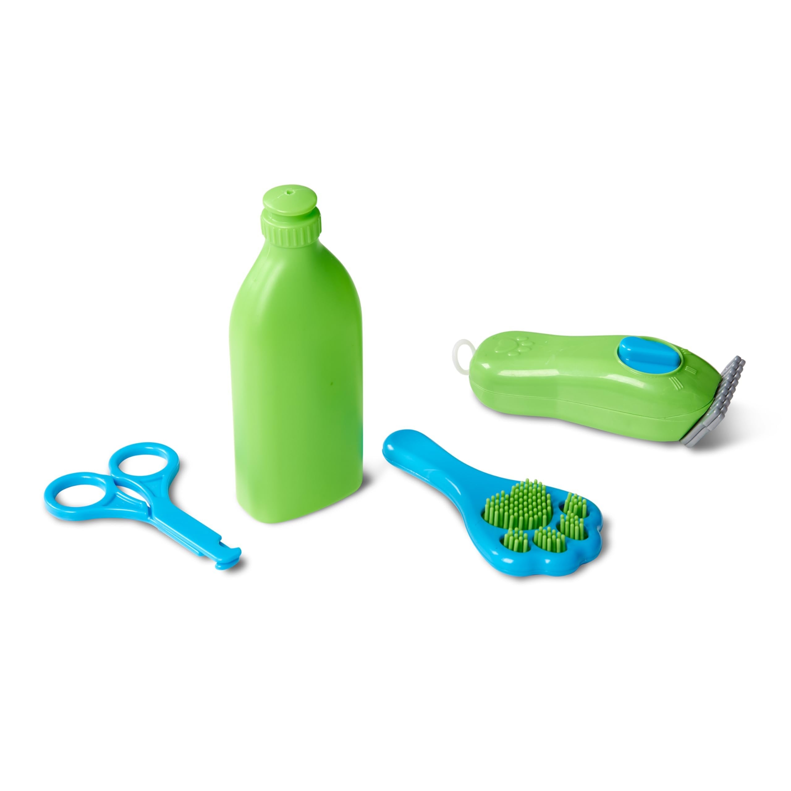 Melissa & Doug Feeding and Grooming Pet Care Play Set - Pretend Play Vet Toy Veterinarian Kit For Kids
