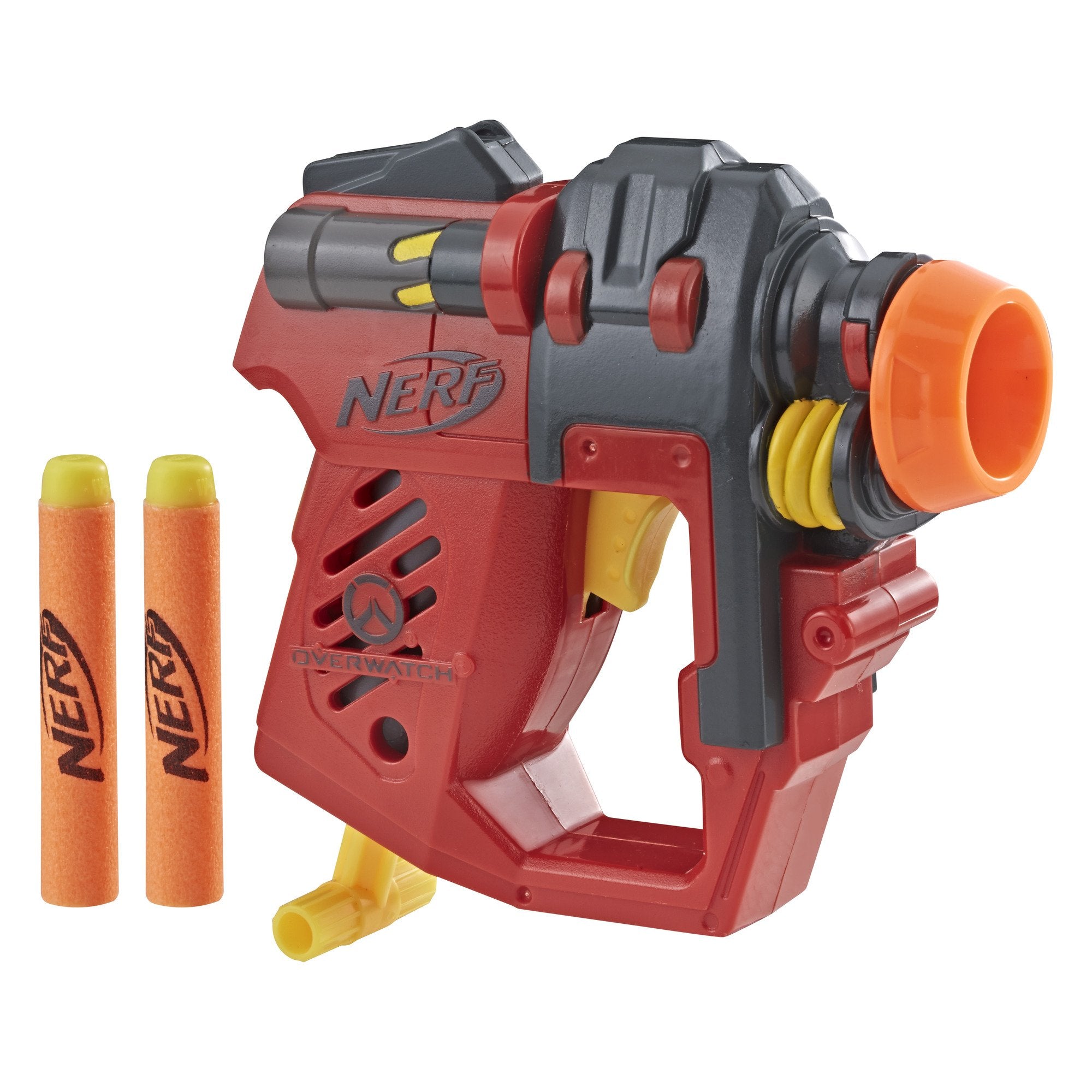 Nerf MicroShots Overwatch Torbjorn, for Ages 8 and Up, Includes 2 Darts