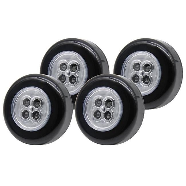 LumaGear LG6803A4 LED Adhesive Touch Light - Pack of 4 - 4 Per Pack