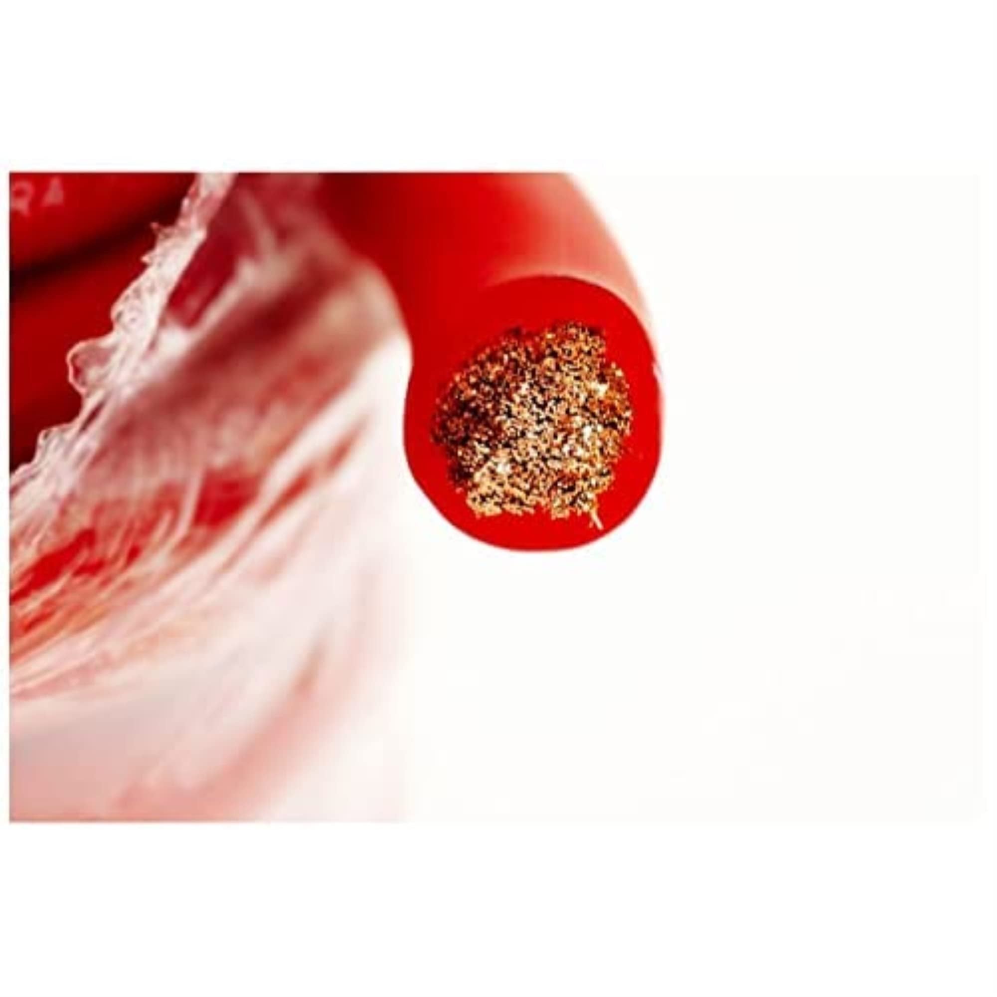 DEEJAYLED 2 00 RED Copper Cable, Black