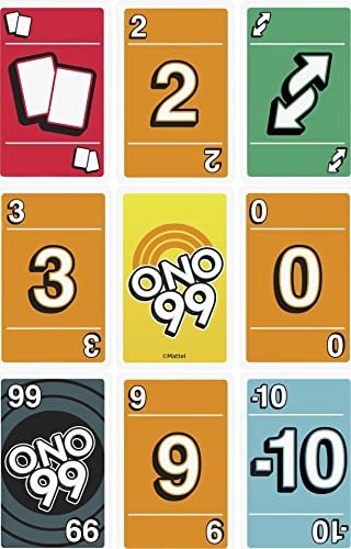 Mattel Games Set of 3 Card Games with UNO, Phase 10 & ONO 99, Travel Games for Kids & Family Night with Storage Tin Box (Amazon Exclusive)