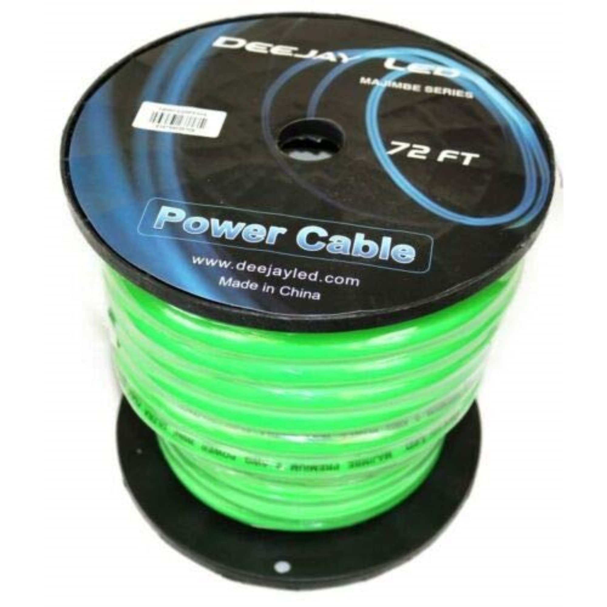 Deejay LED 72 Foot Zero Gauge Thick Type Power cabl