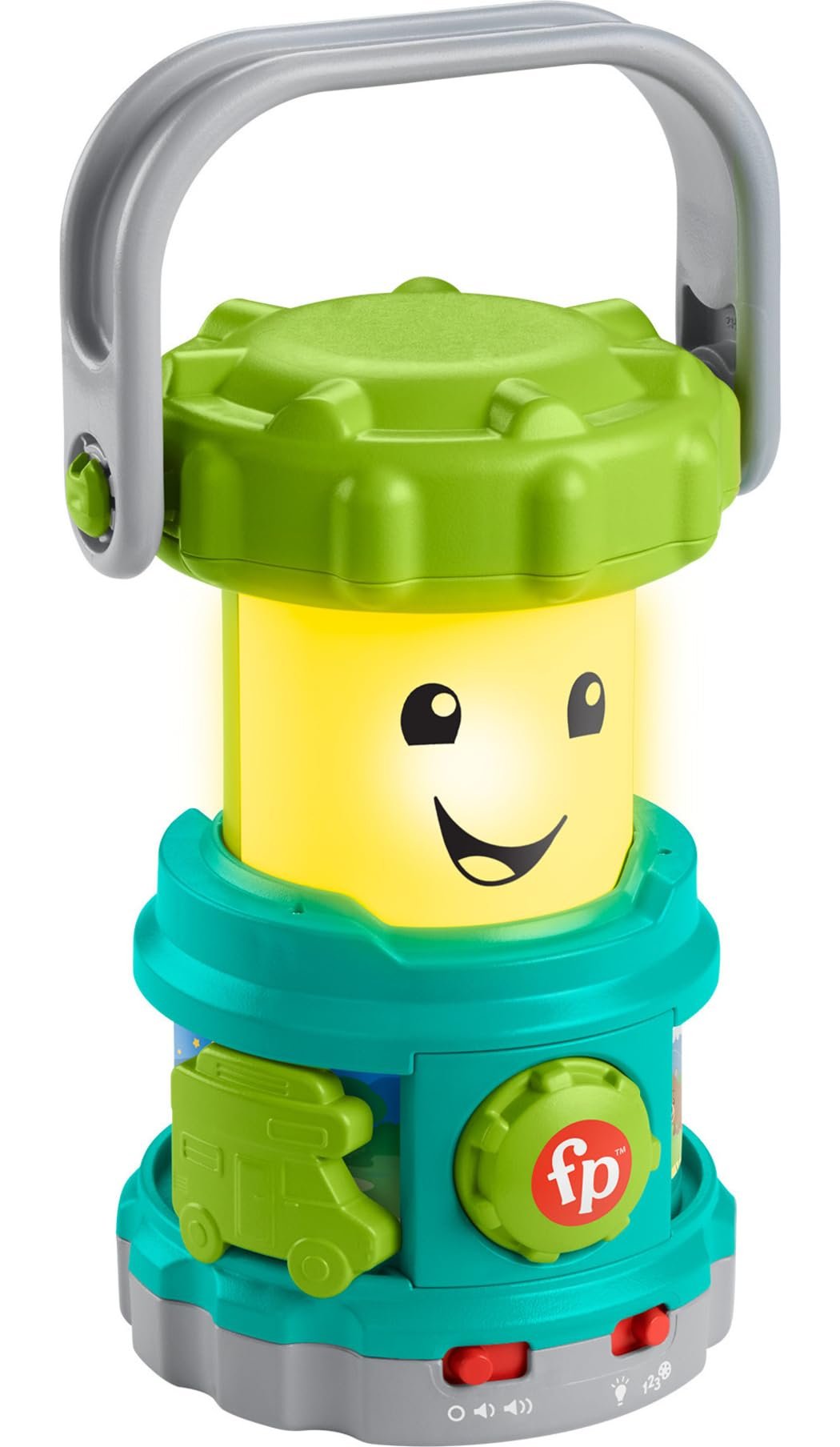 Fisher-Price Baby Learning Toy Laugh & Learn Camping Fun Lantern, Pretend Camping Gear with Lights & Music for Infants Ages 6+ Months