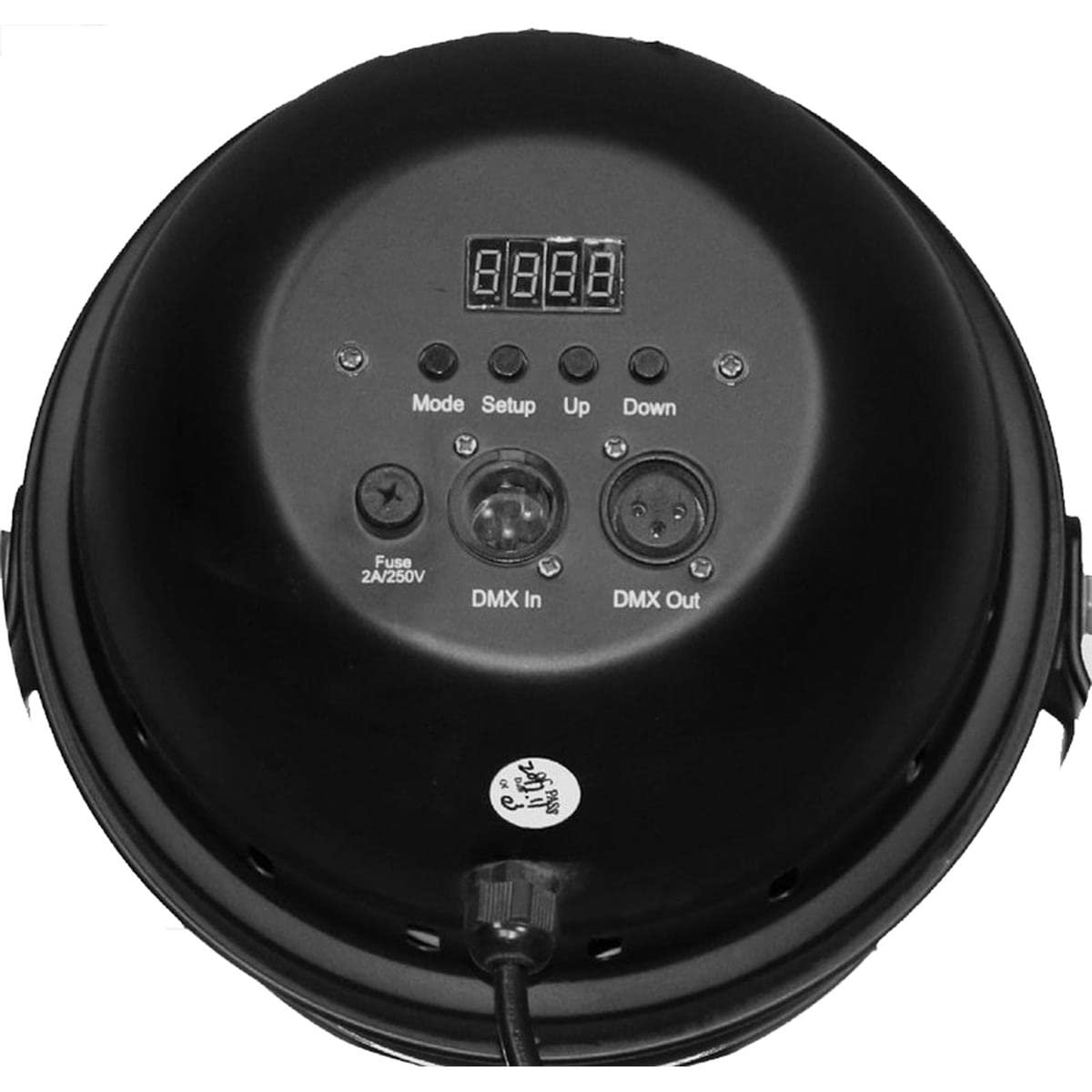 Deejay LED MyPar 64 Trio 125 Watt LED Par Can with DMX Control, Black