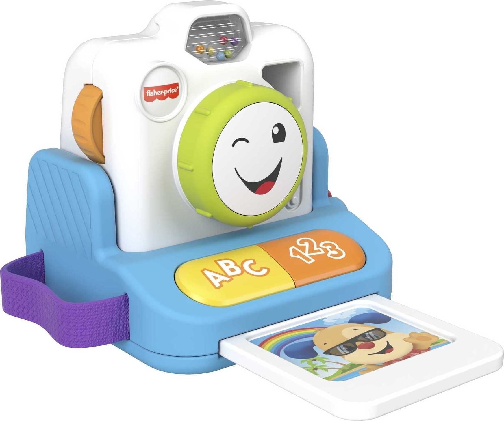 Fisher-Price Laugh & Learn Click & Learn Instant Camera, Musical Toy