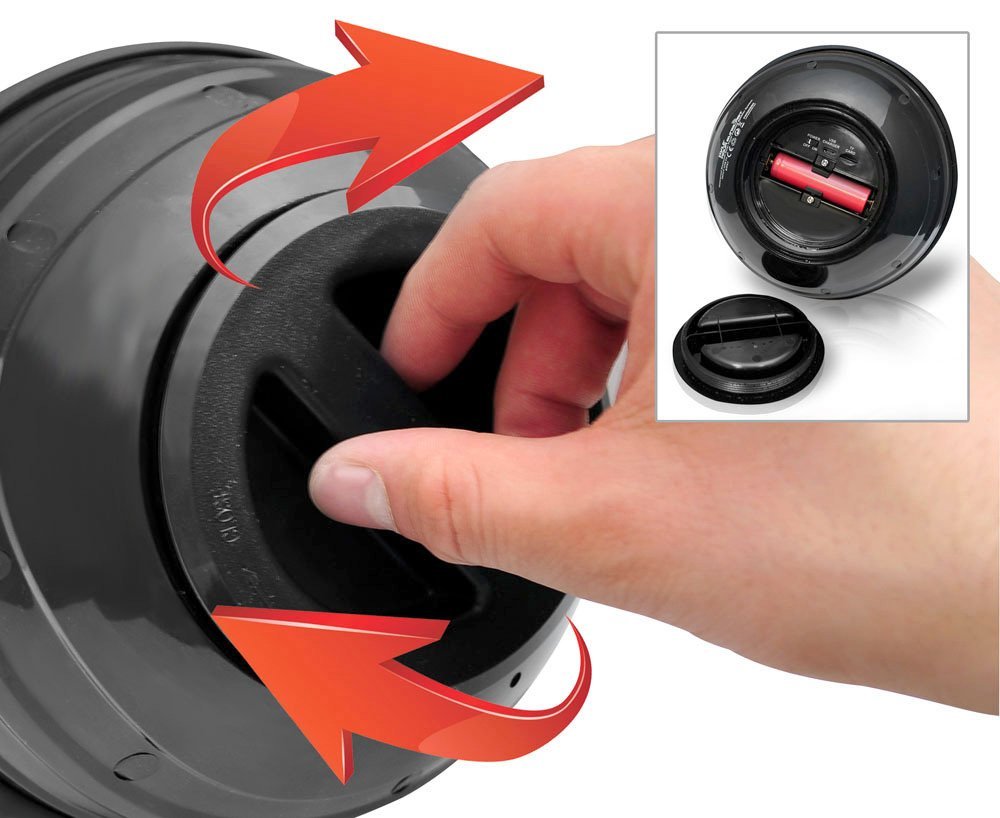 Pyle PWR90DBL Aqua Blast Waterproof Bluetooth Floating Pool Speaker System with Built-In Rechargeable Battery and Wireless Music Streaming