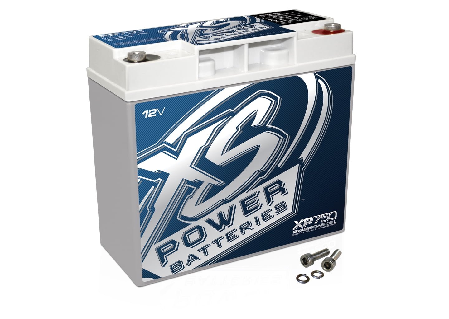 XS Power 12V AGM 750 Max Amps 22AH 1000W Supplemental Battery Car Marine XP750