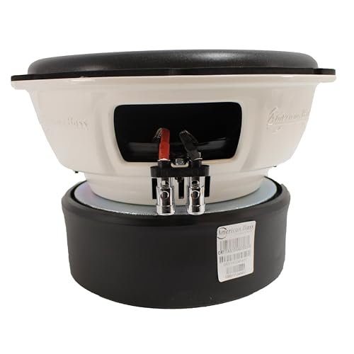 American Bass Titan 10 Inch Subwoofer 600 Watt RMS and 1200 Watt Max Power, Dual 4 Ohm Impedance, 120-oz Magnet, and 2.5-inch Voice Coil, Pack of 1