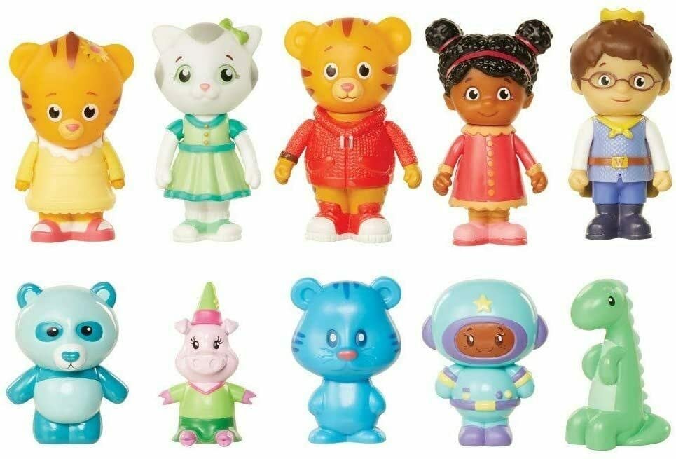 Daniel Tiger's Neighborhood - Friends & Stuffies exclusive figure set 10 piece