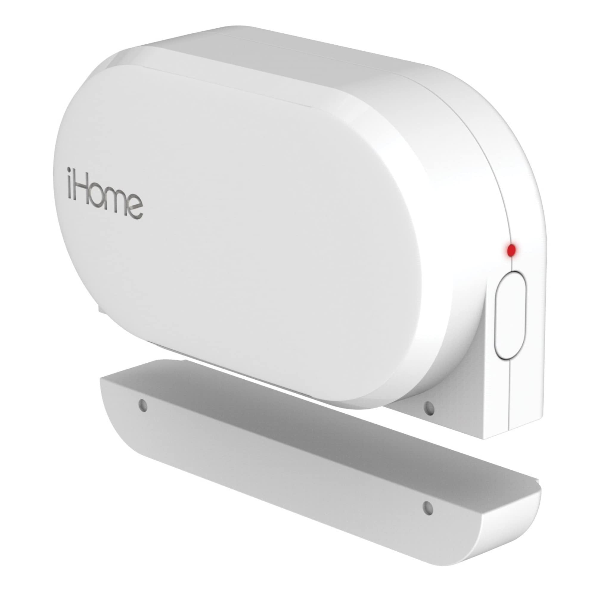 iHome iSB04 WiFi Battery Powered Door/Window Sensor, No Size, White