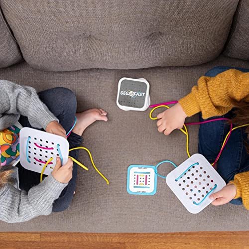 Fat Brain Toys Sew Fast - Fast-Paced Match-The-Picture Brainteaser Game, Ages 8+