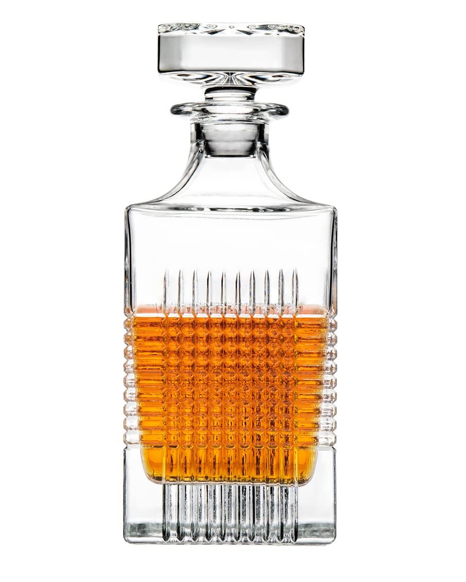 Godinger Whiskey Decanter for Scotch, Liquor, Vodka, Wine or Bourbon, 25oz