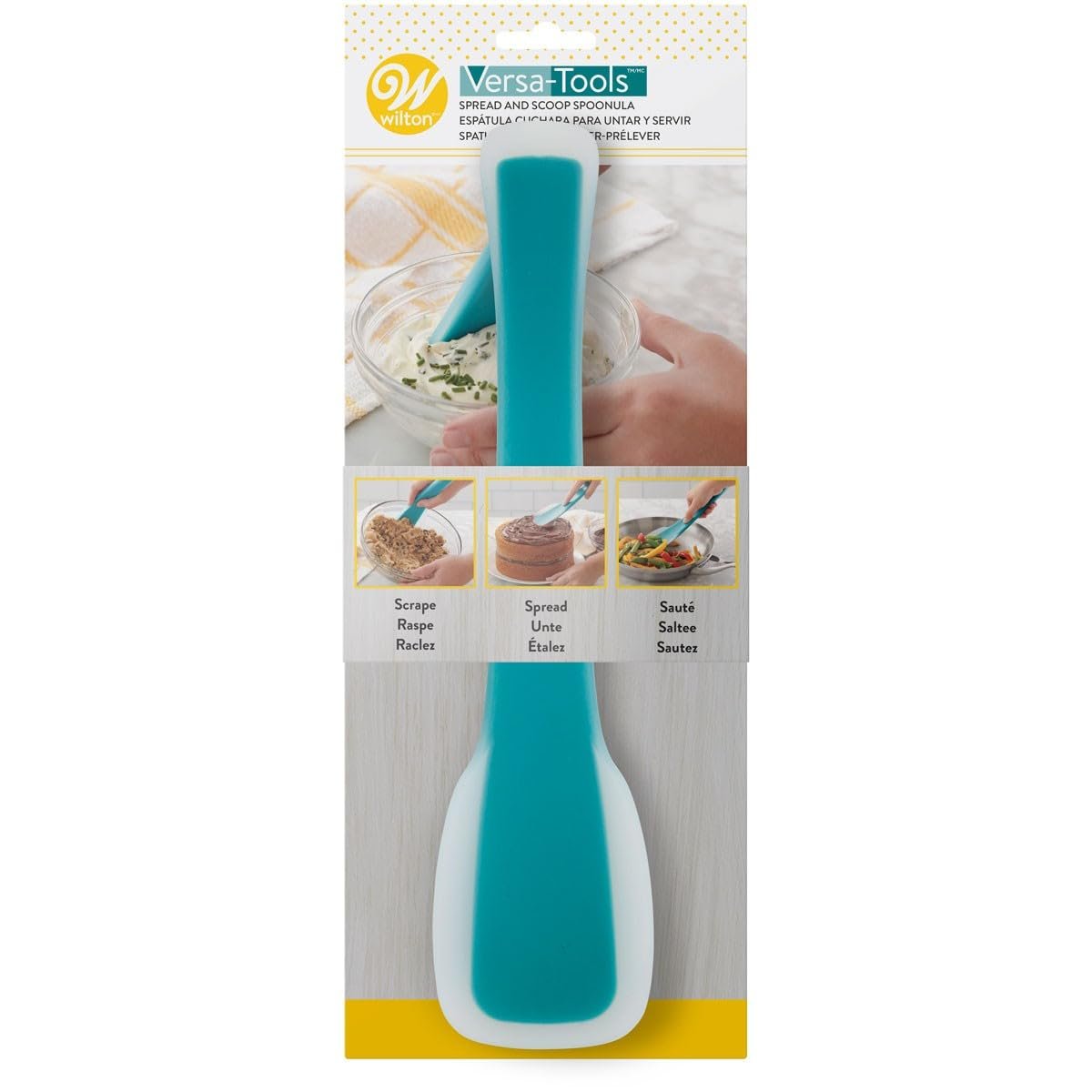 Wilton Versa-Tools Mix and Mash Spatula, Nylon