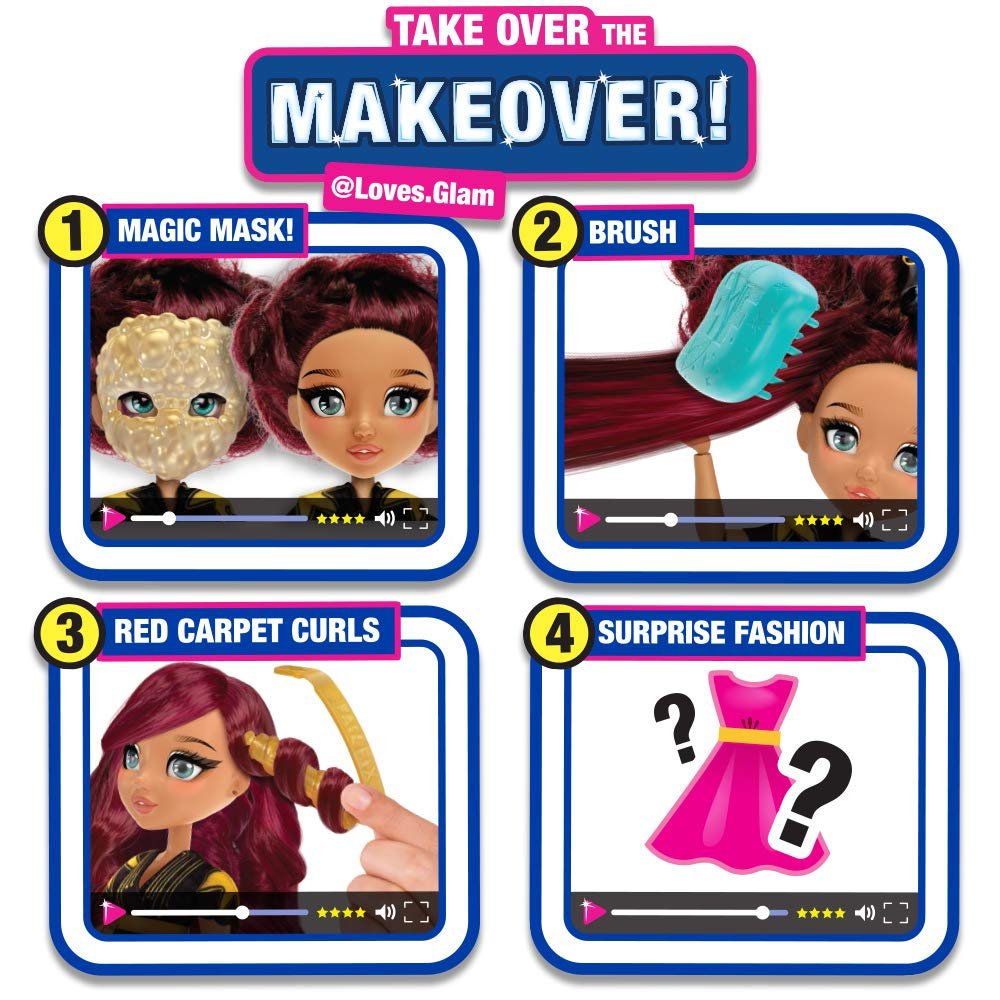 Failfix - Loves.Glam Total Makeover Doll Pack | 8.5" Fashion Doll | Total Head-to-Toe Transformation