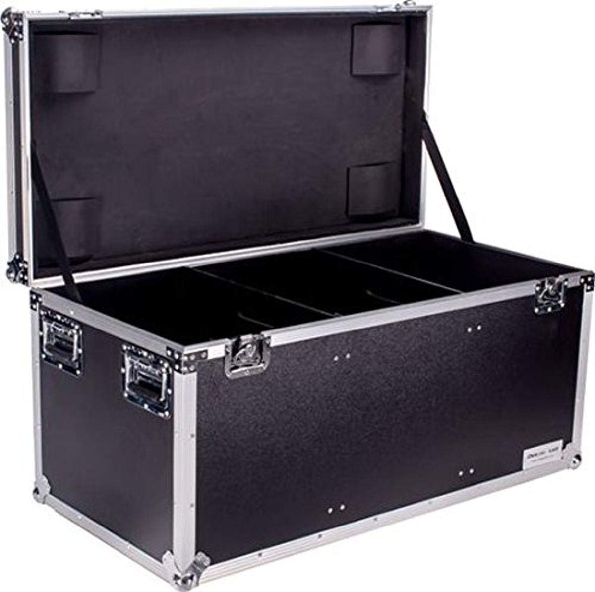 Deejay LED Flight Utility Trunk Caster Board Two Matching Black Dividers Engineered to Hold Tools/Lighting Ata-300 Quality Durable Case 1/2-Inch Laminated Plywood Construction (TBHTUT442722W)