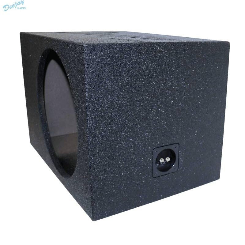DEEJAY LED 1X15EPOXY DJL 15-inch Base Box for 15-in Woofer with Tuned Port and Durable Epoxy Coat Outer Finish, Embossed Logo