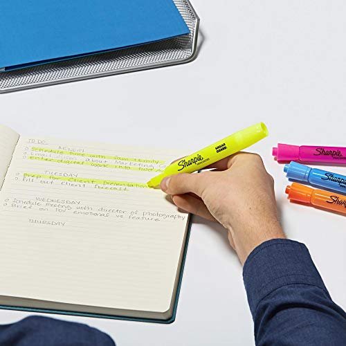 SHARPIE Accent Tank-Style Highlighters, 4 Colored Highlighters (25174PP)
