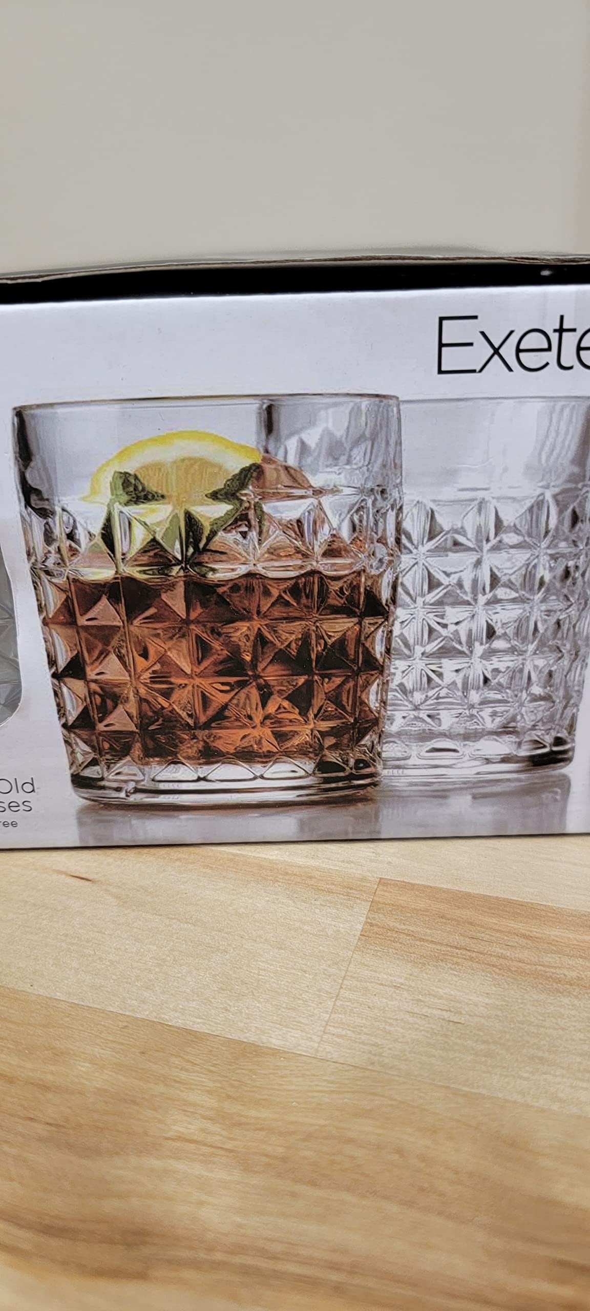 Double Old Fashioned Beverage Glass Cup Exeter by Godinger