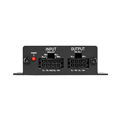 DS18 V4HL.V2 Hi/Lo Converter 4-Channel with Speaker Simulator w/Remote Turn-On Output - High-Level Speaker Signal - Car Stereo Module High to Low
