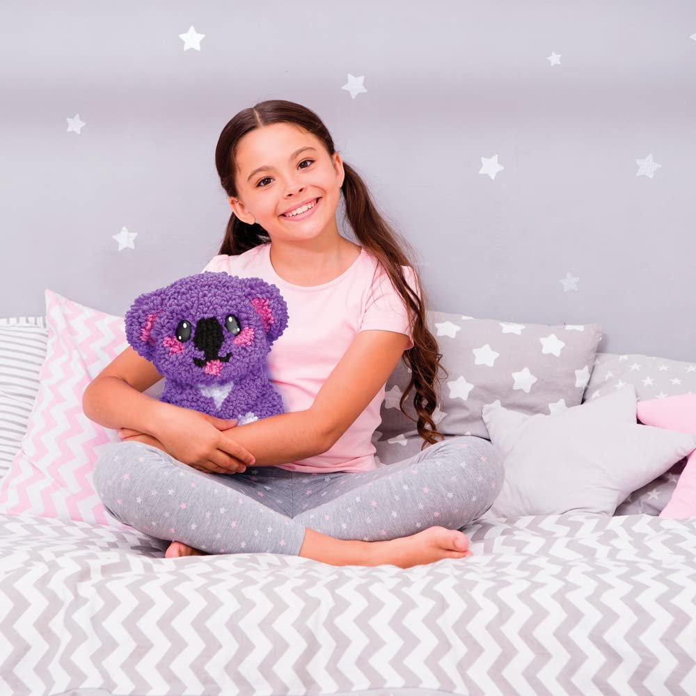 PlayMonster Yarnimals Koala — Loop Your Own Koala — Craft Kit — Make Your Own Animal Toy — Ages 8+
