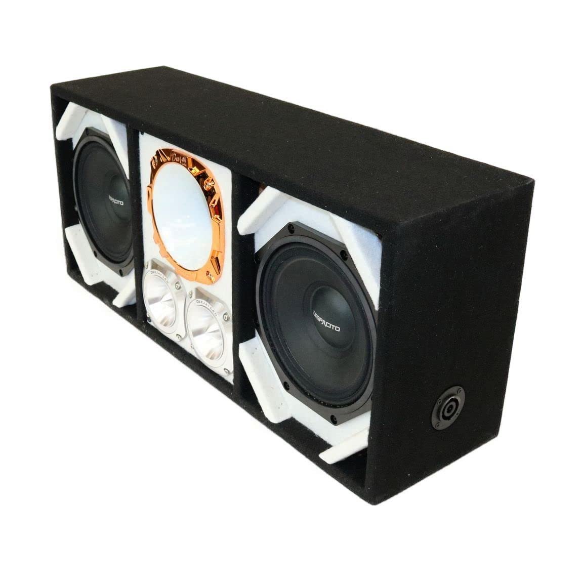 DEEJAY LED TBH8WHITE DEEJAYLED 2 8" Despacito Horn 2 TW Braz