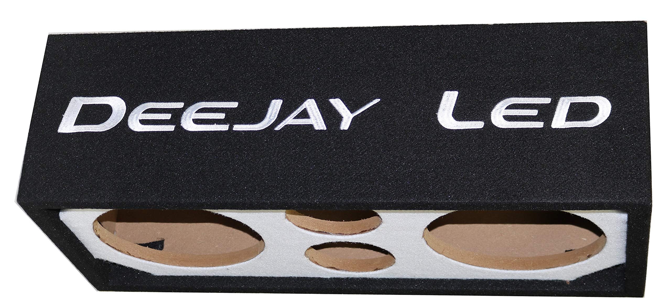 Deejay LED Two 8-in Woofers Plus Two Tweeters Empty Chuchera Speaker Enclosure - D8TW2BRAZIL