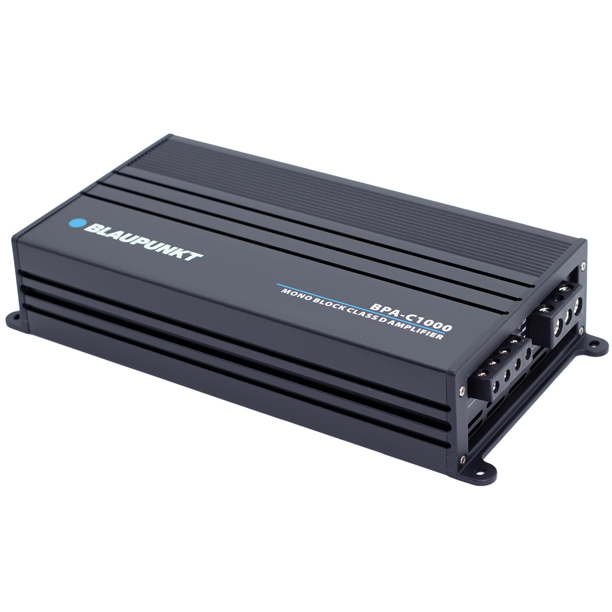 BLAUPUNKT BPA-C1000 Elite C-Series Car Audio Mono Block Class D Amplifier 1000 Watts x 1-Channel Rms 2000 Watts Max Power Monoblock Amp - Black