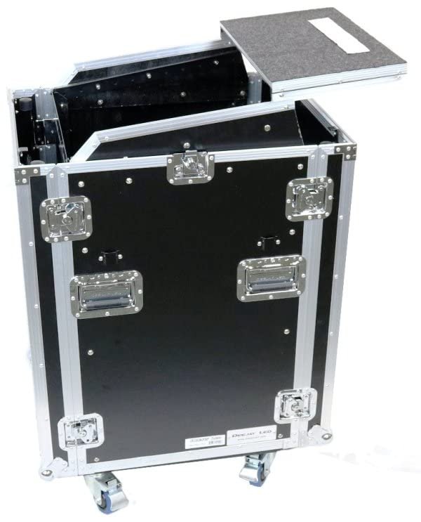 DEEJAY LED DEEJAYLED 11U Slant Mixer Rack 16U VER (TBH11M16UCT2LT)