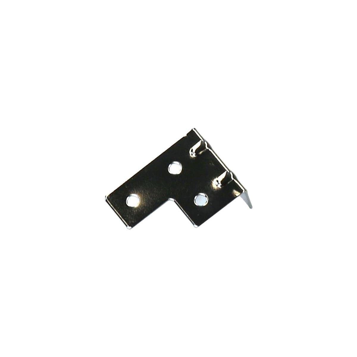 Flight Case Hardware-90 Degree Clamp Made With Chrome Plated 14 Gauge Steel Compatible With Used To Join Box Edges Together And Help Protect Corners From Impact DEEJAYLED TBH90CLAMP