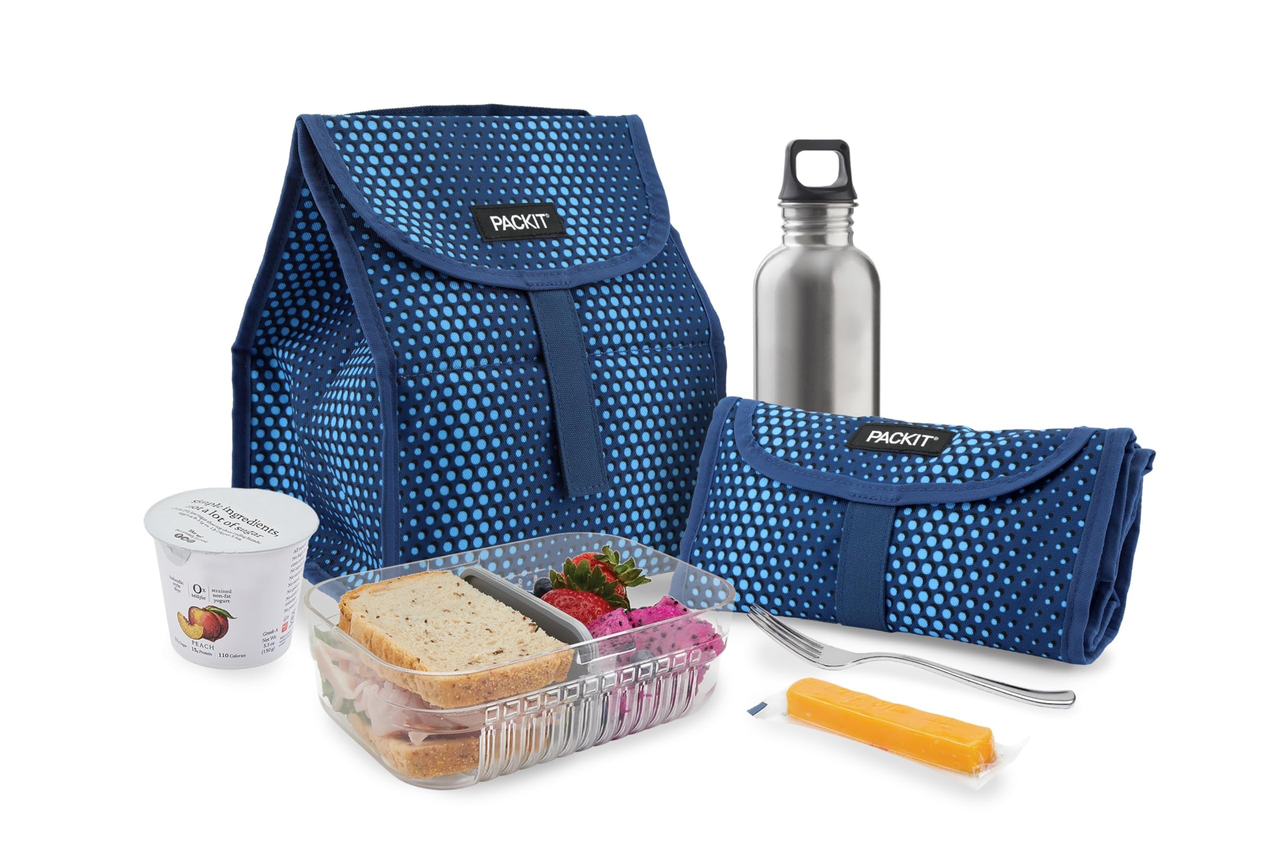 PackIt Freezable (Green Camo) Lunch Bag, One Size