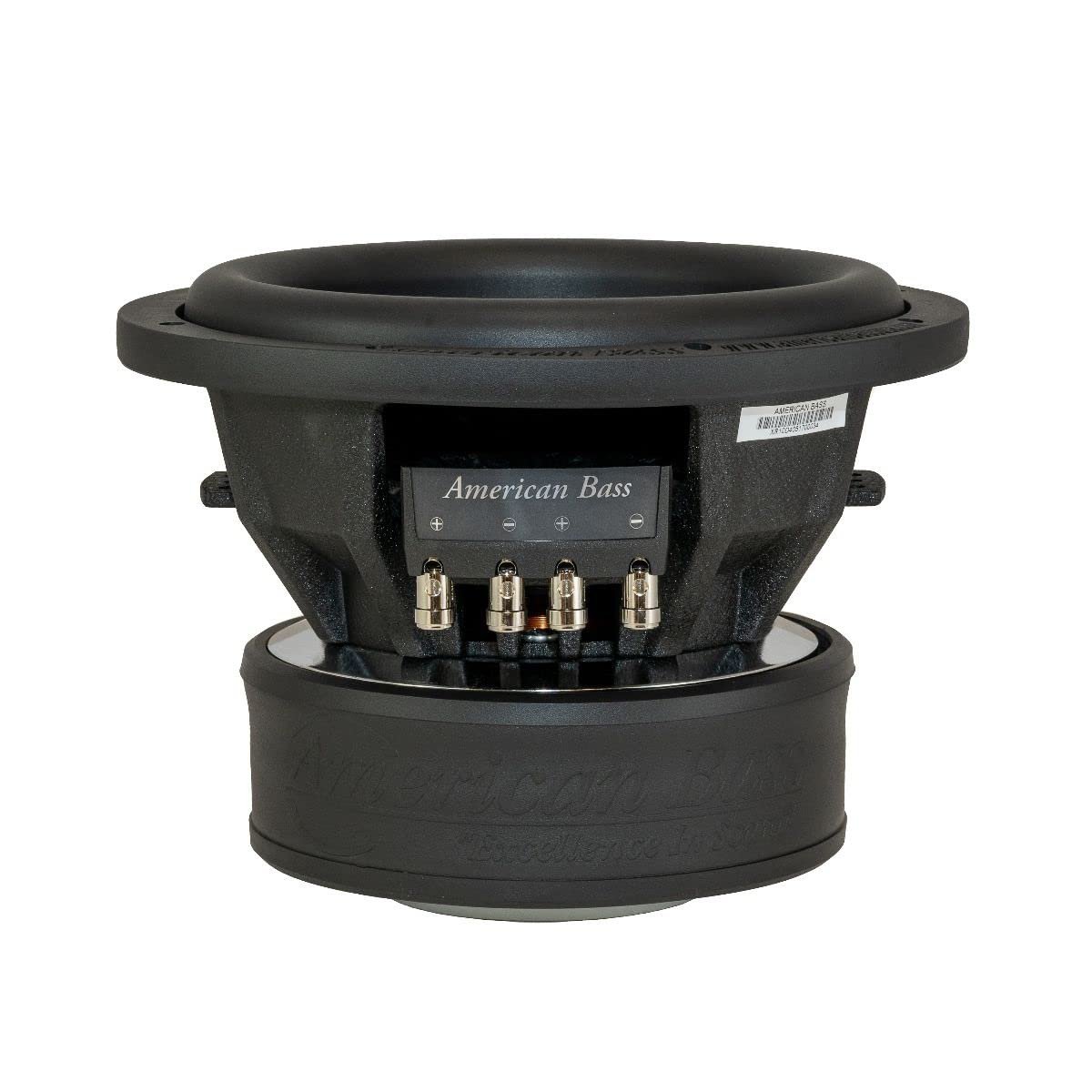 American Bass XD-1044 XD 10-inch Subwoofer 450 Watt RMS / 900 Watt Max Dual Voice Coil 4 Ohm Voice Coils 125 Oz Magnet