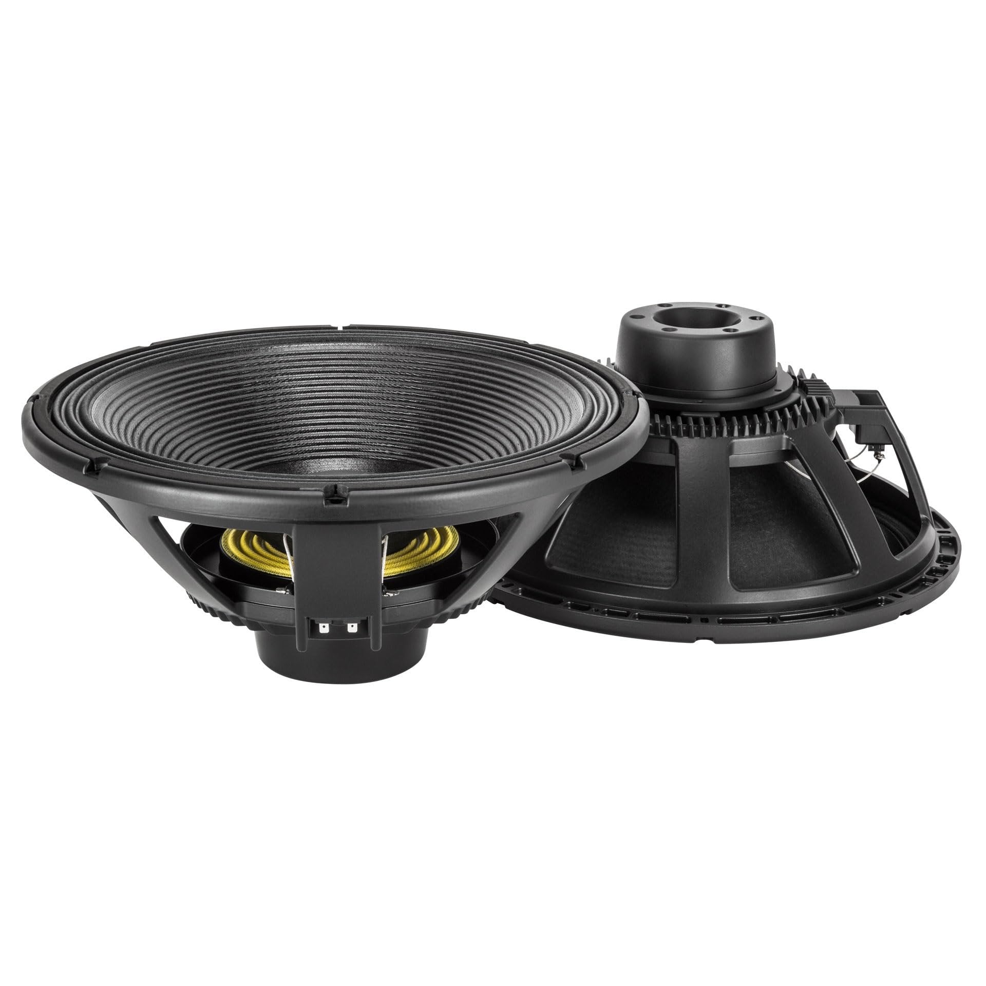 RCF LF18N405 18-inch Neo Sub Woofer Audio Speaker 4" Inside | Outside Copper Voice Coil 1500 Wrms 3000 Watt Max Dual-Forced Air Vent 8 Ohms