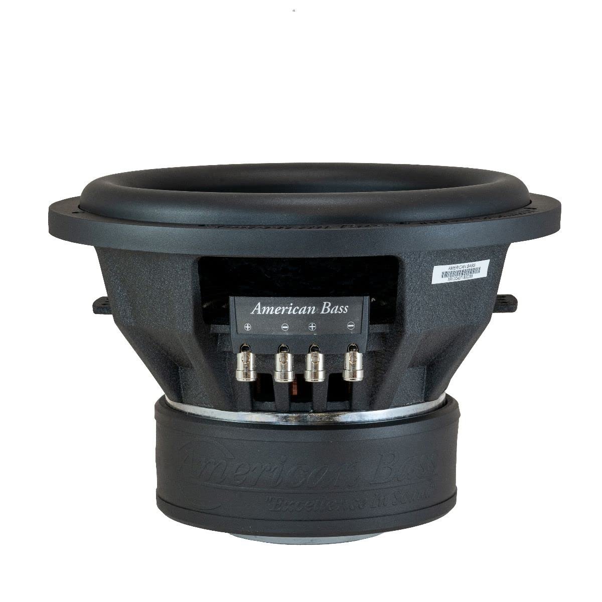 American Bass XD-1044 XD 10-inch Subwoofer 450 Watt RMS / 900 Watt Max Dual Voice Coil 4 Ohm Voice Coils 125 Oz Magnet