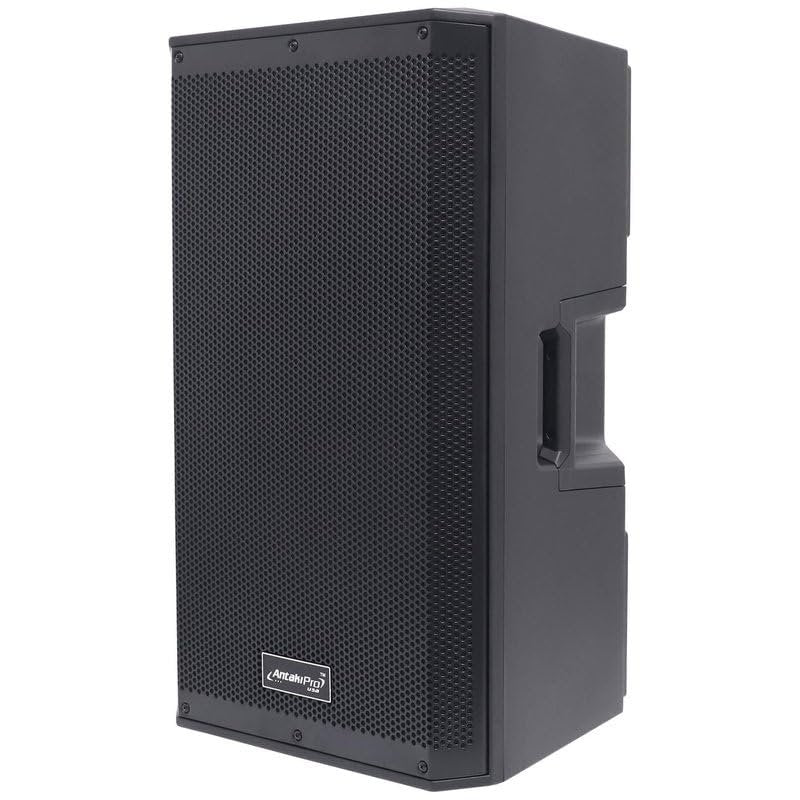 ANTAKIPRO AP-15DSP 15-inch Professional Two Way Active Loudspeaker XLR, RCA, USB and Bluetooth Input Capability with DSP Digital Signal Processors