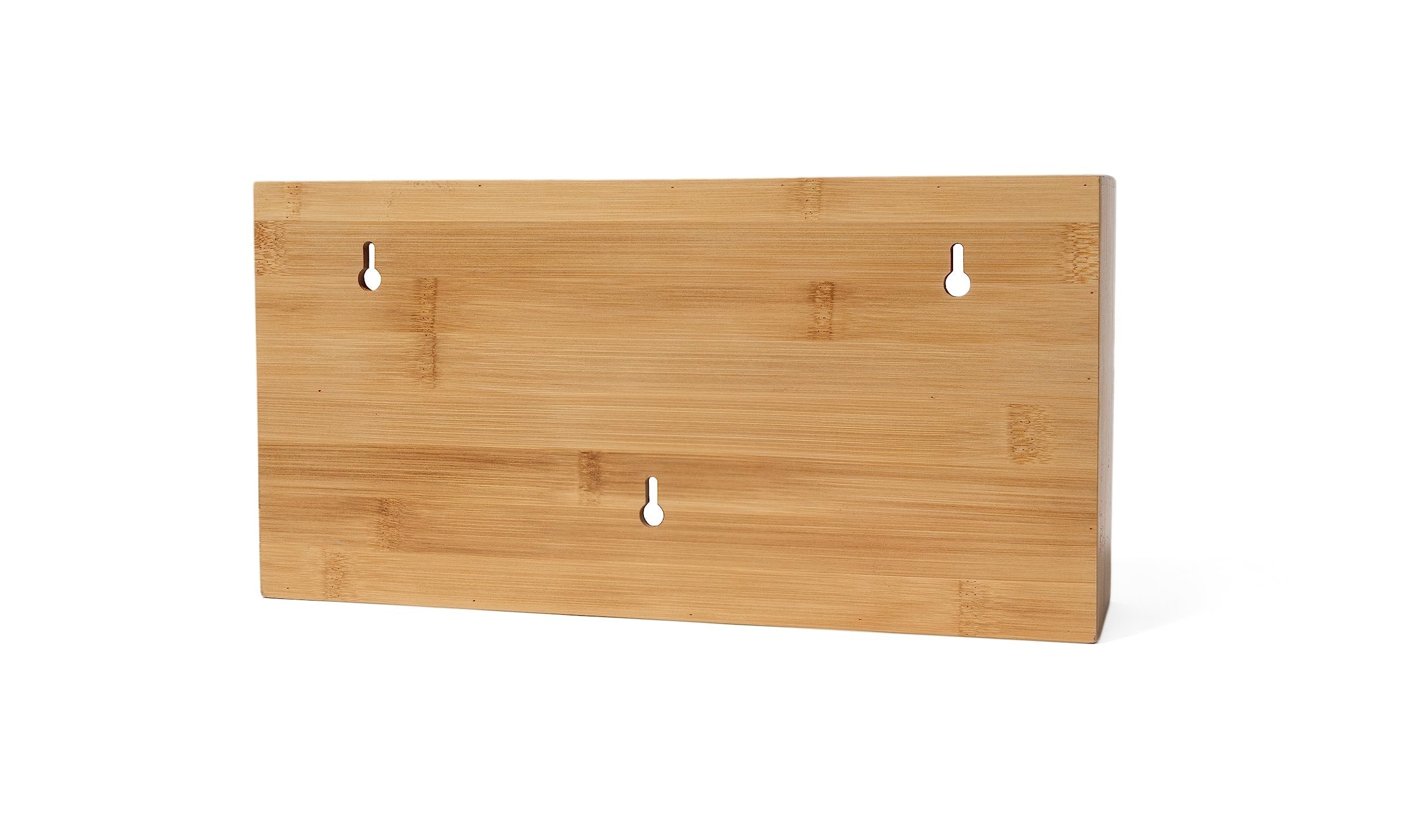 Lipper International Bamboo Dispenser with Cutter for Aluminum Foil, Plastic Wrap, or Wax Paper, 2-in-1, 13 7/8" x 6 3/4" x 4"
